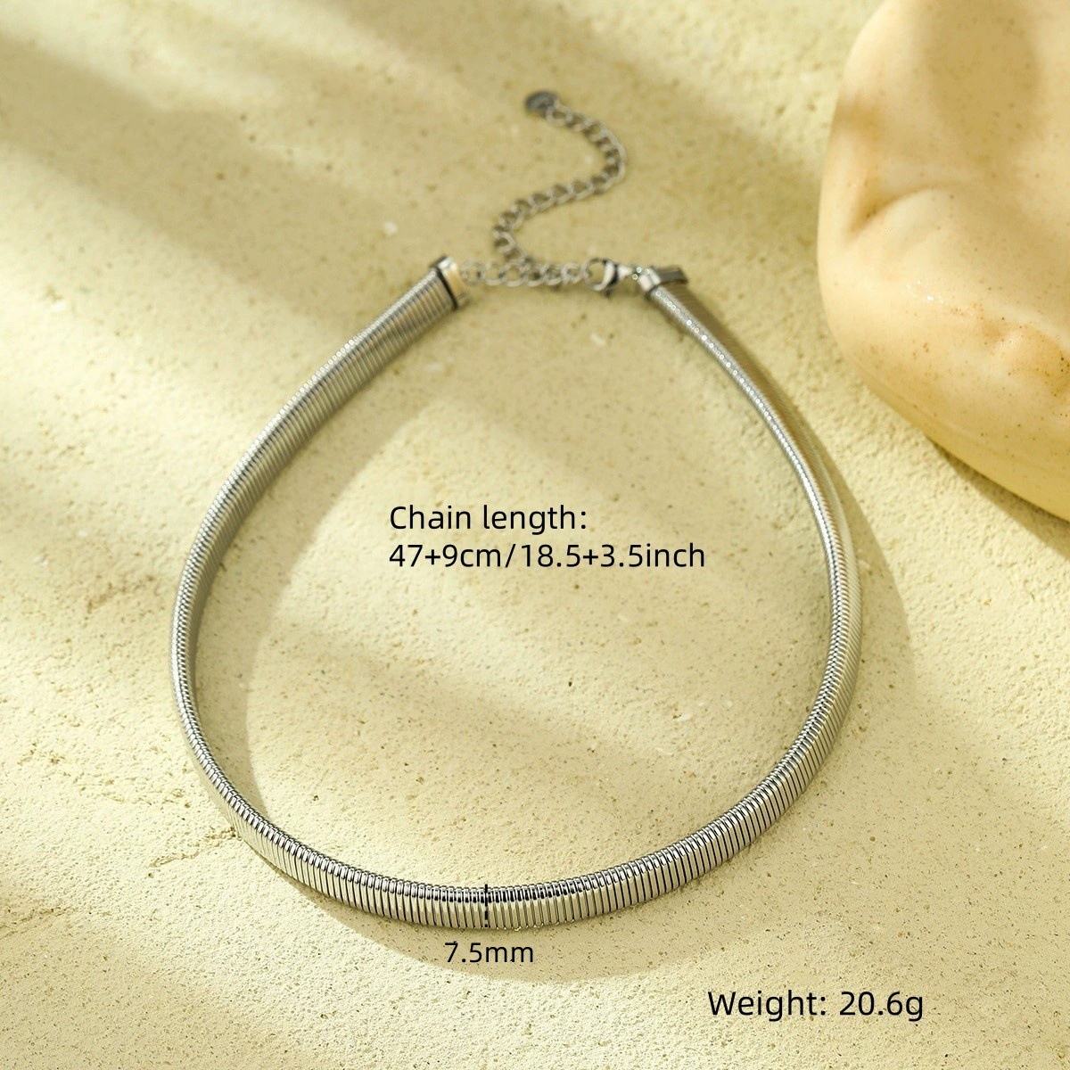 สร้อยคอเหล็กสไตล์2