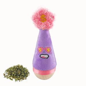 Jouet à mâcher en peluche à la catnip, jouet amusant pour chat, jouet interactif doux pour animaux de compagnie, pour chats d'intérieur - Product Image 1
