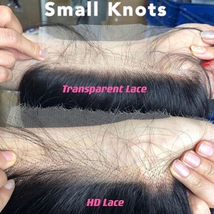 Perruque frontale en dentelle 13X4 13X6, fournisseur de perruques frontales en dentelle HD 200 densité, perruques en dentelle 100% cheveux humains - Product Image 4