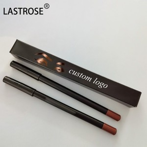 <span class=keywords><strong>Crayon</strong></span> à lèvres mat waterproof coloré, 20 couleurs, brun foncé, pour marque privée - Product Image 3