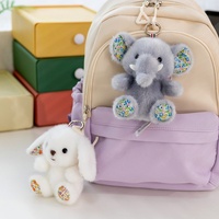 Peluche Mini Panda Koala Mignonne, Pendentif Sac à Dos Éléphant, Porte-clés Chat Chien, Poupées Promotionnelles, Cadeau d'Activité, Vente en Gros, Polyester