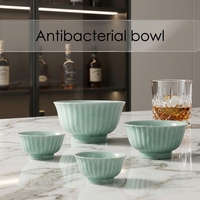 Decoratieve keramische bollenkommen fruitdesign keramiek geruit keramiek porseleinen kom keramiek bladeren kommenset origineel grote fabriek