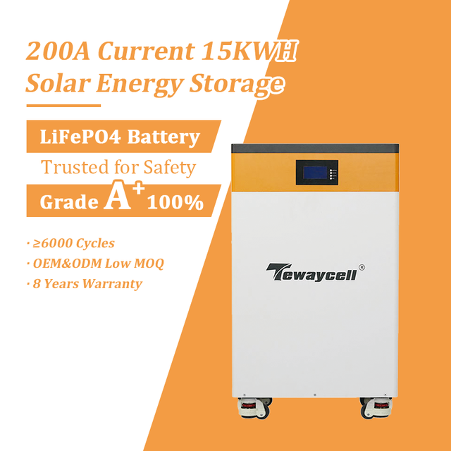 LifePO4 48V Solar Lithium Battery 100Ah 200Ah 280Ah for Powerwall Battery 5Kwh 10Kwh 14.34Kwh 15Kwh CAN Communication Split Type