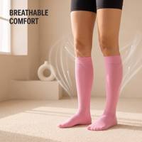 Chaussettes de compression personnalisées à pression graduée, respirantes, pour le soutien des pieds, idéales pour les infirmières, les voyages, la course à pied et les sports