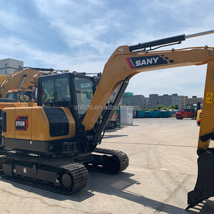 Mini-excavatrice sur chenilles d'occasion SY55U de marque chinoise, 5,5 tonnes, certifiée EPA CE, modèle 2025, machine neuve en stock - Product Image 6