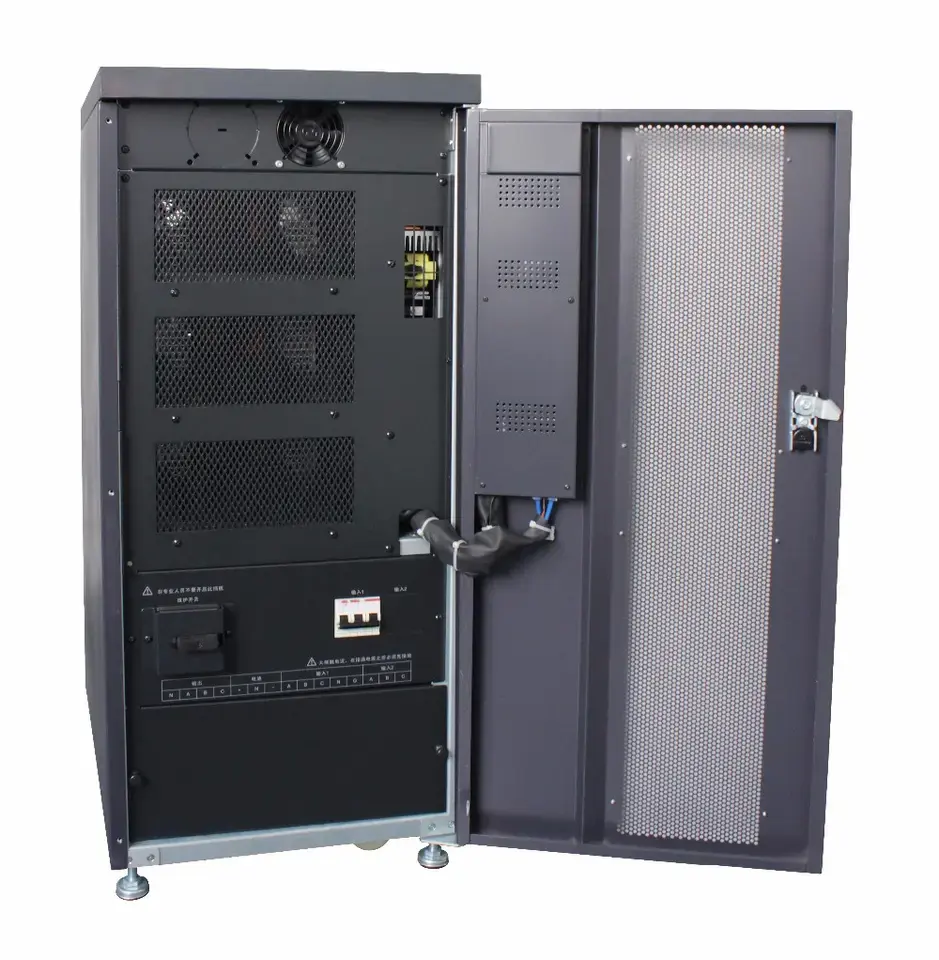 UPS 전력 공급 순수한 사인 파동 온라인 체계 6kva 10kva 단일 위상 건전지 백업 온라인 무정전 전력 공급