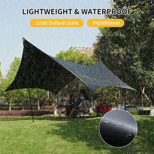 Tente d'auvent <span class=keywords><strong>de</strong></span> camping fabriquée plage pare-soleil abri pare-brise extérieur tente <span class=keywords><strong>de</strong></span> pique-nique auvent pour le camping - Product Image 4