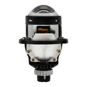 Faros Delanteros LED Bi-Xenón Amarok de 2.0 Pulgadas, Alta Potencia, Luces Altas/Bajas Integradas, No Destructivos, Universales (H4/H7) para Autos, Aluminio - Product Image 1