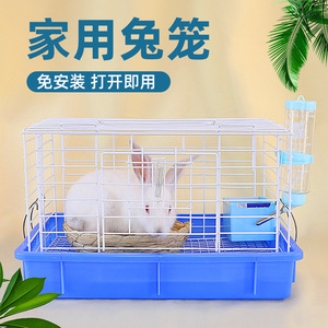 Pet Rabbit Cage Thickened Wire Secure Design Extra Large Space Indoor Outdoor Use Small Breed - Product Image 5