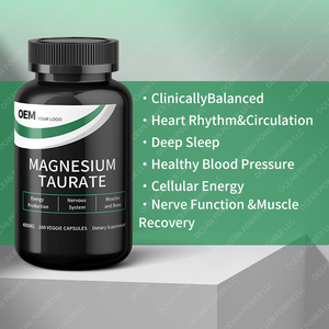 Suplementos de Salud de Marca Privada OEM, Cápsulas Veganas de Magnesio, Cápsulas de Taurato de Magnesio para Dormir y para los Músculos - Product Image 2