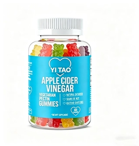 Complément alimentaire en gommes en forme d'ours, OEM, à base de curcuma, d'algues vertes, de vitamine C, de baies d'églantier, de biotine, de vinaigre de cidre de pomme et de collagène - Product Image 1