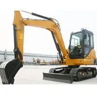 China Famous Brand XE55U 5.5Ton Crawler Excavator Digging Machines in Stock
