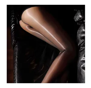 Глянцевые сексуальные соблазнительные 10D телесные ультратонкие Черные колготки женские масляные пикантные Японские шелковые чулки с высокой талией