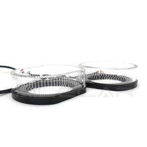 ALECAR <span class=keywords><strong>KINGRING</strong></span> O Shape Angel Eyes pour lentilles de projecteur Bi-LED de 3,0 pouces avec caches de projecteur intégrés et couleurs LED dynamiques - Product Image 4