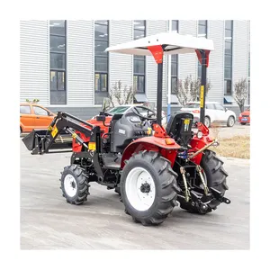 Multifunctionele Agricolas 4wd Boer Tractores Compacte Landbouw Tractor Kleine Boerderij Agricelturale 4X4 Mini Landbouw Tractoren