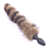 Télécommande sans fil, 10 fréquences de vibration, queue de renard détachable, plug anal pour femmes et hommes, masturbateur