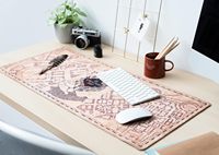 Tapis de souris XXL, cadeaux, tapis de bureau pour jeux, 31,5 x 13,8 pouces, tapis pour clavier et souris, grand format |   La Carte des Maraudeurs Cadeaux pour les joueurs