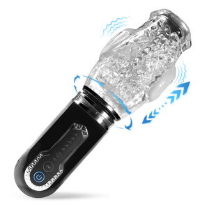 Juguetes Sexuales Automáticos Telescópicos con Forma de Copa para Hombres, Masturbador Masculino con Vibración Vaginal para el Placer - Product Image 1