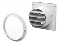 Ventilateur d'extraction mural pour salle de bain, cuisine et toilettes, 4, 6, 8 pouces, avec moteur DC