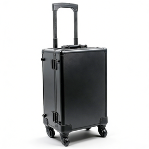 Caja de Almacenamiento y Exhibición con Ruedas para Tarjetas Coleccionables Deportivas Graduadas de 18 Pulgadas y 4 Ranuras, de Aluminio, para Ferias Comerciales - Product Image 1