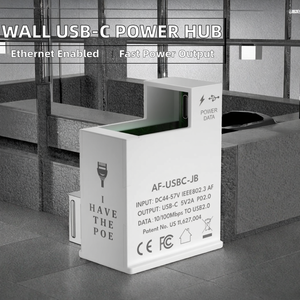 Módulo de Ethernet USB-C con Alimentación por PoE de 10W, Montado en Pared, Marca ZHANGQING, para Salas de Reuniones, Conferencias y Kioscos - Product Image 2