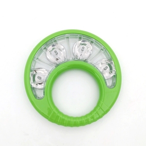 Campanas de Mano de Plástico Transparente en Forma de Media Luna al por Mayor con 4 Campanas Metálicas, Instrumento de Percusión Orff para Niños - Product Image 2