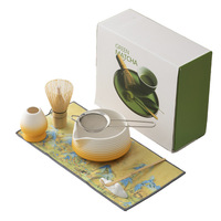 YUBIN Ensemble de bols à matcha en céramique et porcelaine japonaise, design de la dynastie Song, 450 ml, avec filtre écologique et résistant à la chaleur, pour le thé