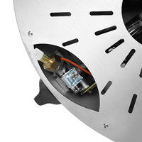 Crêpière à gaz professionnelle de qualité supérieure, machine ronde en fonte, machine à crêpes en acier inoxydable, qualité professionnelle, très résistante