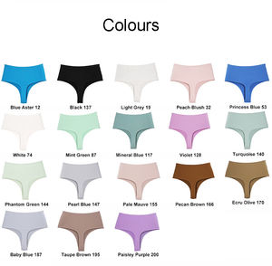 Lencería de Alta Calidad para Mujer, Tallas S-XXL, Bragas de Algodón 95%, Talla Grande, Cintura Alta, <span class=keywords><strong>Sexy</strong></span>, con Estampado Sólido, Estilo Diario - Product Image 6