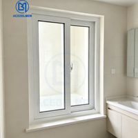 Fenêtre coulissante moderne en PVC, coupe-vent, insonorisée, double vitrage, pour maisons, hôtels, appartements, villas
