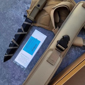 มีด ER Harpoon แบบปรับแต่งได้ มีด战术คุณภาพสูง ผลิตจากเหล็กสแตนเลส ใบมีดแบบ Fixed พร้อมปลอกมีด DIY  มีดพกพาสำหรับกิจกรรมกลางแจ้ง - Product Image 2