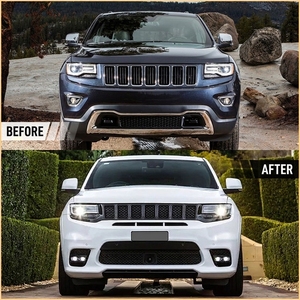 Kits de Parachoques Delanteros y Traseros, Difusor de Capó para Jeep Grand Cherokee 2013-2021, Actualización Facelift, Estilo SRT, Kits de Conversión de Carrocería - Product Image 5
