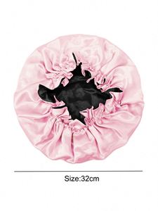 Gorros y Pañuelos Personalizados con Logotipo Mommy Me, Gorro de Satén para Niñas y Mujeres, Ajustable para Cabello Rizado Natural - Product Image 3