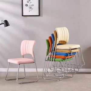 Modern Stackable Meeting Room Reception Leather <strong>Office</strong> Conference <strong>Chair</strong> with Stainless Legs <strong>Green</strong> Meeting <strong>Chairs</strong> - Product Image 1