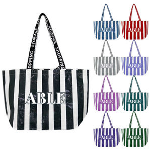 Heavy Duty PP Woven <b>Tote</b> <b>Bag</b> Large Capacity Reusable Shopping <b>Bag</b> Durable Casual Beach Handbag for Daily Travel Storage - Product Image 3