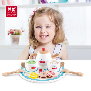 Children Role Play Pretend Kitchen Accessories Wooden <strong>Tea</strong> <strong>Set</strong> Toy <strong>for</strong> <strong>Kids</strong> 3+ - Product Image 2