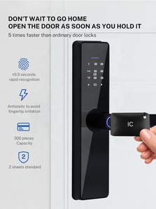 Bán buôn sản phẩm mới giá khuyến mãi tuya <span class=keywords><strong>wifi</strong></span> nhà sinh trắc học bingerprint/mật khẩu/Key/điện tử cửa gỗ thông minh khóa - Product Image 6