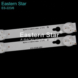 Barra de Retroiluminación para TV ES-223 <span class=keywords><strong>32D2900</strong></span> 32HR330M06A8V0 4C-LB3206, Tira de Retroiluminación LED para T C L, 2 Piezas/Juego - Product Image 5