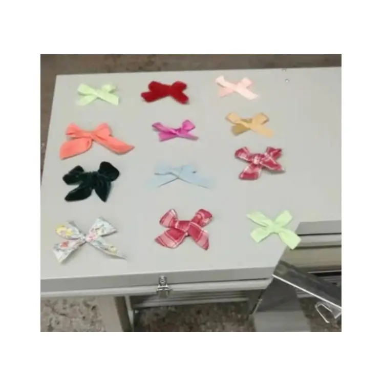 Simply operation bow ribbon bow making machine to make bows for Made Butterfly Ties