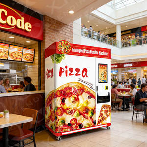 Máquina expendedora automática de pizza y alimentos calientes con autocalentamiento, para congelados, de 8/12 pulgadas, con SDK y gestión basada en la nube, múltiples opciones. - Product Image 2