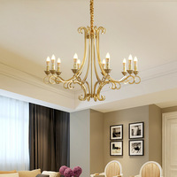 Lustre en cristal moderne de luxe pour salle de réception de mariage, lampe suspendue en cuivre pour villa, salon, chambre à coucher