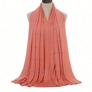 Hiyab para Mujeres Musulmanas, Pañuelo Islámico de Lona Transpirable, Moda Malasia, Poliéster, 1 Bolsa OPP, Modelo 1028 - Product Image 4