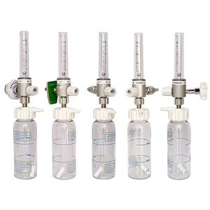 מד חמצן רפואי עם בקבוק אדים בקבוק ו מתאם אפינור - Product Image 4