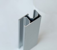 Support de panneau solaire en aluminium anodisé argenté de type rail, avec bloc de pression central pour système de fixation PV, garantie 10 ans