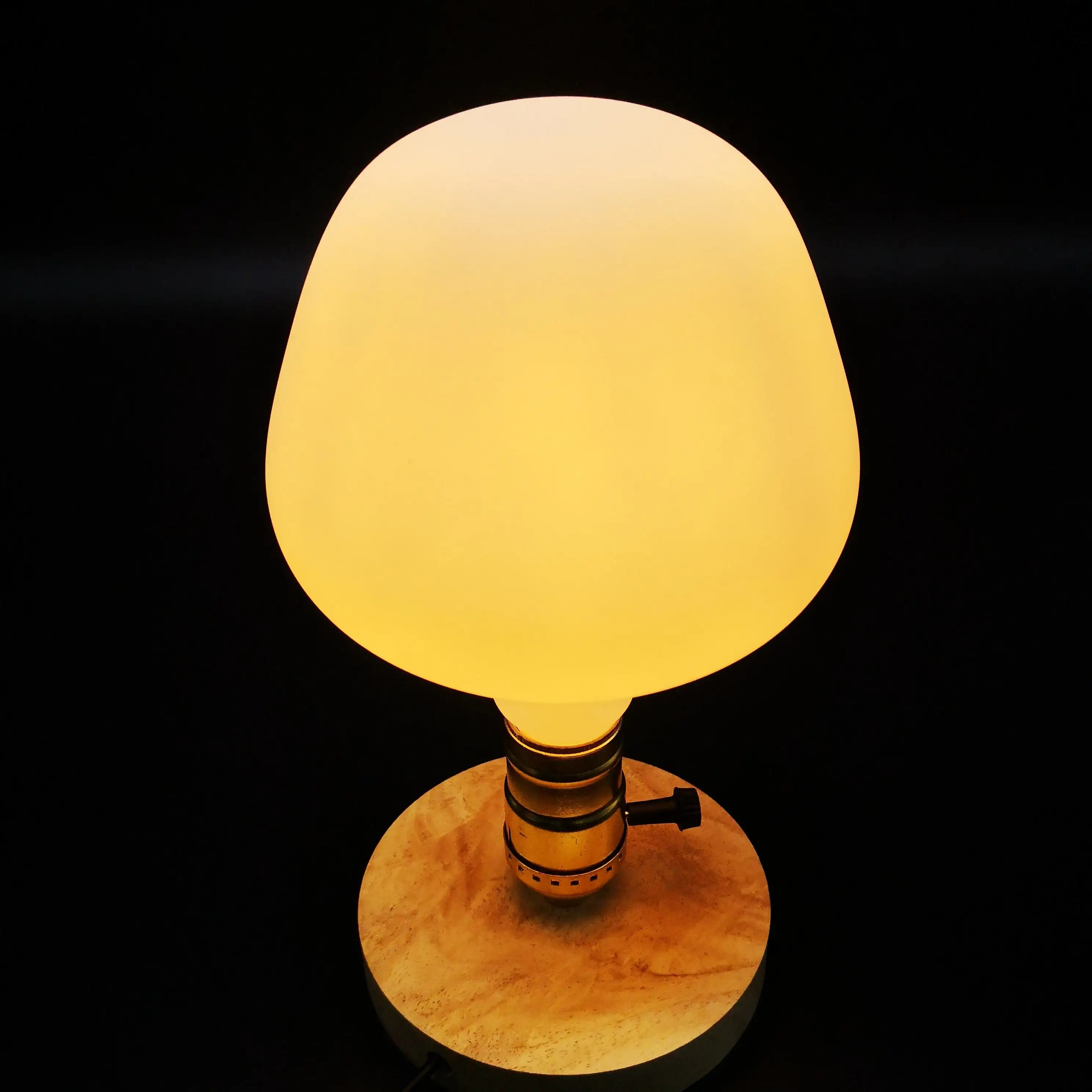 أحدث حليبي الزجاج لمبة E27 6W اديسون مصباح ليد G95 G125 110V 220V ألكرة الأرضية لمبة الباردة/الدافئة الأبيض Lampada