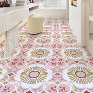 Carreaux métalliques émaillés en marbre céramique faits à la main de Style nordique <span class=keywords><strong>rose</strong></span> 300x300 Carreaux muraux de <span class=keywords><strong>cuisine</strong></span> antidérapants pour balcon toilette - Product Image 4