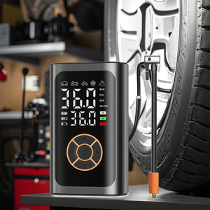 Prix bas, vente flash, <span class=keywords><strong>gonfleur</strong></span> de pneus portable ABS 60W avec manomètre numérique, lumière d'urgence, compresseur d'air à faible bruit - Product Image 1