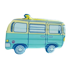 Piscina inflável de PVC para brinquedos de verão, ônibus personalizável para festas aquáticas e fluviais, mais quente