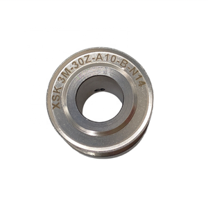<span class=keywords><strong>Poulie</strong></span> de distribution en acier inoxydable type BF avec bride étagée et fixation par <span class=keywords><strong>vis</strong></span>, <span class=keywords><strong>poulie</strong></span> synchrone HTD personnalisée pour machine CNC - Product Image 4
