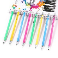 Lot de crayons mécaniques TY modèle 2100G en plastique coloré et fiable de 0,5 mm pour étudiants, fabriqué en Chine, en stock